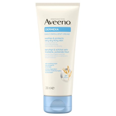 AVEENO DERMEXA bőrpuhító krém, illatmentes 200 ml