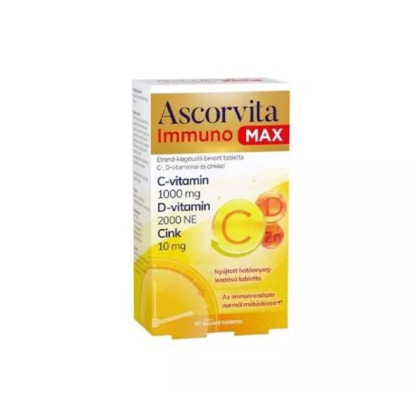 ASCORVITA immuno max bevont tabletta 60 db