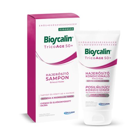 BIOSCALIN TRICOVEL TRICOAGE 50+ hajerősítő kondicionáló ritkuló hajra 150 ml