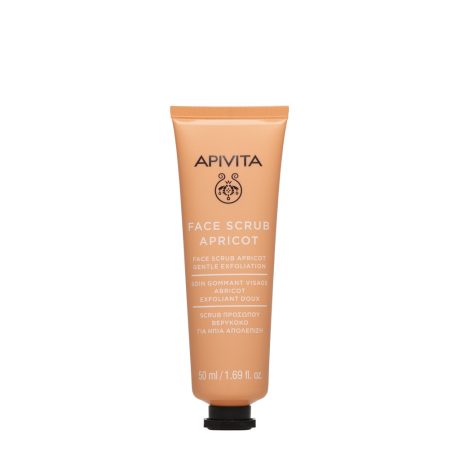 APIVITA EXPRESS hámlasztó arcradír - sárgabarackkal 50 ml