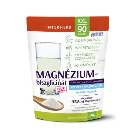 INTERHERB XXL 90 adag magnézium-biszglicinát natur italpor 270 g