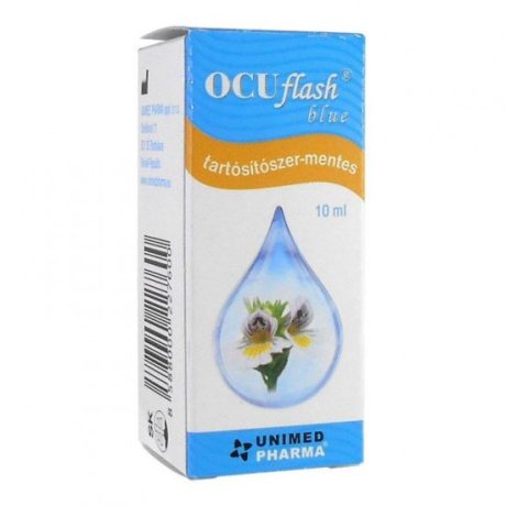 OCUFLASH BLUE oldatos szemcsepp tartósítószer nélkül 10 ml