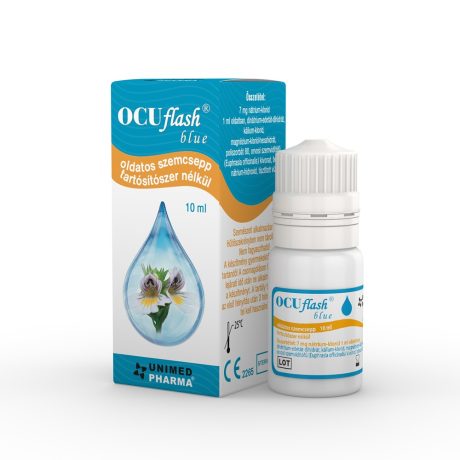 OCUFLASH BLUE oldatos szemcsepp tartósítószer nélkül 10 ml