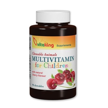VITAKING GYEREK multivitamin rágótabletta 90 db