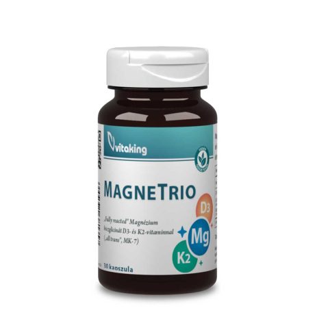 VITAKING MAGNETRIO D3+K2+Magnézium-biszglicinát kapszula 30 db