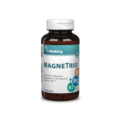VITAKING MAGNETRIO D3+K2+Magnézium-biszglicinát kapszula 80 db