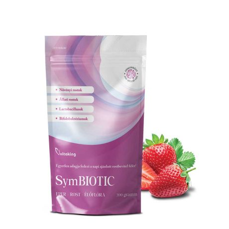 VITAKING SYMBIOTIC élőflórát és élelmi rostokat tartalmazó italpor 390 g