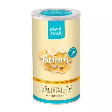 IDEAL BODY diétás étkezéshelyettesítő fehérjeturmix banán ízű 525 g