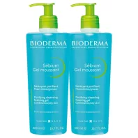 BIODERMA SÉBIUM MOUSSANT gél 2x500 ml VIRTUÁLIS