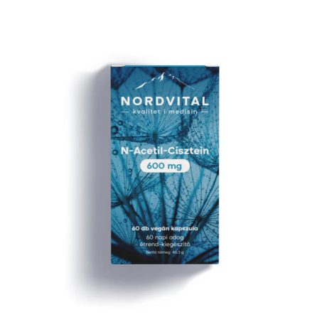 NORDVITAL N-ACETIL-CISZTEIN vegán kapszula 60 db