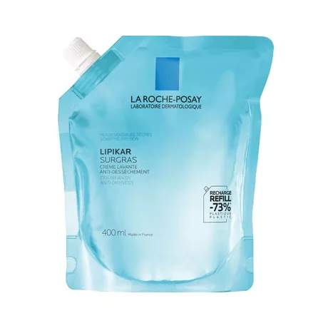 LA ROCHE-POSAY LIPIKAR SURGRAS koncentrált krémtusfürdő utántöltő 400 ml