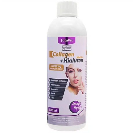 JUTAVIT COLLAGEN + HIALURON MATRIX áfonya-meggy ízű 500 ml
