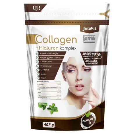 JUTAVIT COLLAGEN COMPLEX csokoládé ízű por 407 g
