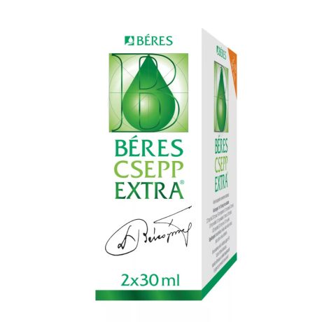 BÉRES CSEPP EXTRA belsőleges oldatos cseppek 2x30 ml