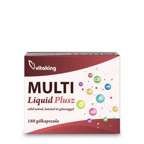 VITAKING MULTI LIQUID PLUSZ multivitamin gélkapszula 180 db