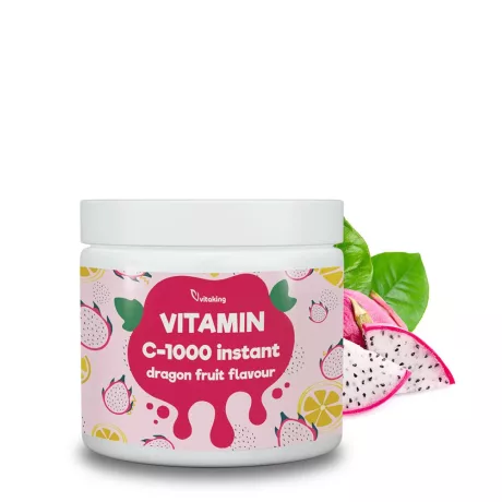 VITAKING INSTANT C-VITAMIN 1000 mg sárkánygyümölcs ízű por 400 g