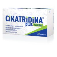 CIKATRIDINA PLUS hüvelykúp 20 db