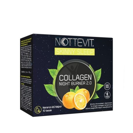 NOTTEVIT COLLAGEN NIGHT BURNER 2.0 narancs ízű italpor 10 tasak
