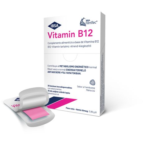 IBSA VITAMIN B12 szájban oldódó lapka 30 db