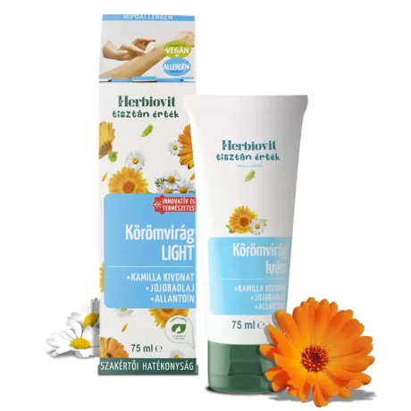 HERBIOVIT körömvirág light hipoallergén krém 75 ml