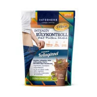   INTERHERB INTENZÍV SÚLYKONTROLL dubai csoki ízű diet shake kollagénnel 528 g