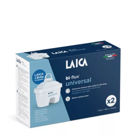 LAICA BI-FLUX Univerzális SLIM vízszűrőbetét 2 db-os (Brita kompatibilis)