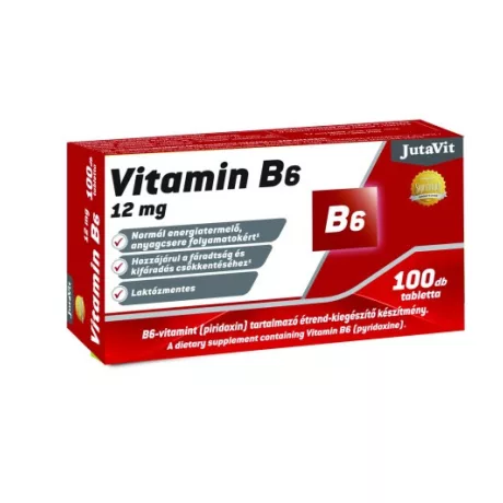 JUTAVIT B6 VITAMIN 12 mg tabletta 100 db