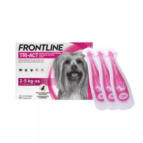 FRONTLINE Tri-Act kutya XS 2-5 kg 3 db