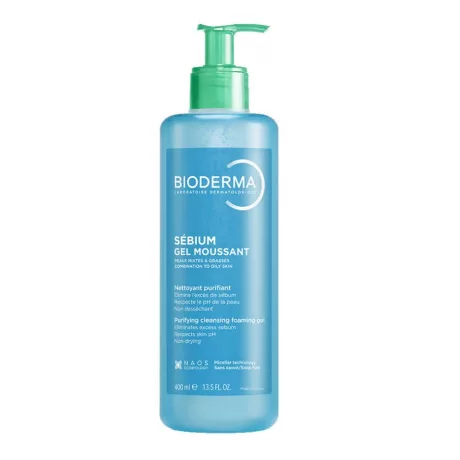 BIODERMA SÉBIUM MOUSSANT tisztító habzó gél 400 ml