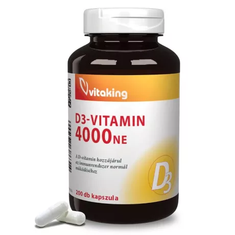 VITAKING D3-VITAMIN 4000 NE kapszula 200 db