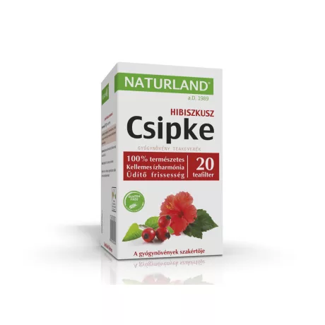 NATURLAND CSIPKEBOGYÓ HIBISZKUSZ filteres tea 20 db