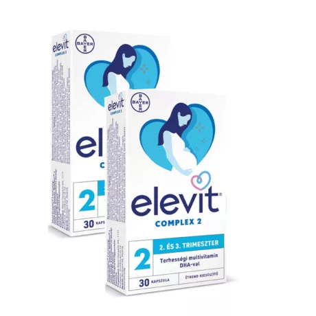 ELEVIT COMPLEX 2 lágyzselatin kapszula a terhesség 2-3. trimeszterére 2 x 30 db VIRTUÁLIS
