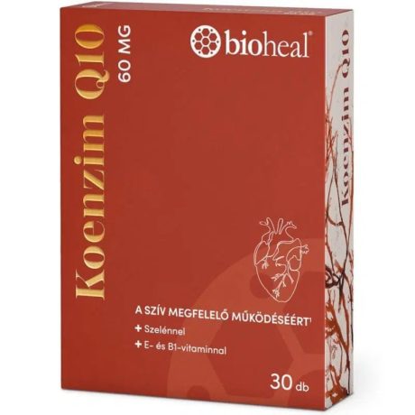 BIOHEAL KOENZIM Q10 60 mg szelénnel és B1-vitaminnal 30 db