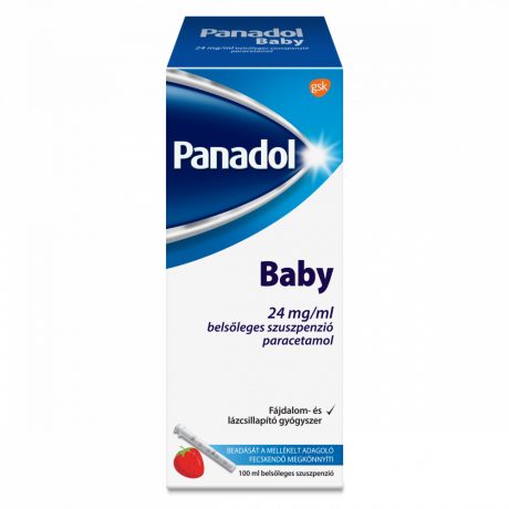 PANADOL BABY 24 mg/ml belsőleges szuszpenzió 100 ml