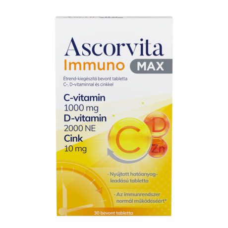 ASCORVITA immuno max bevont tabletta 30 db