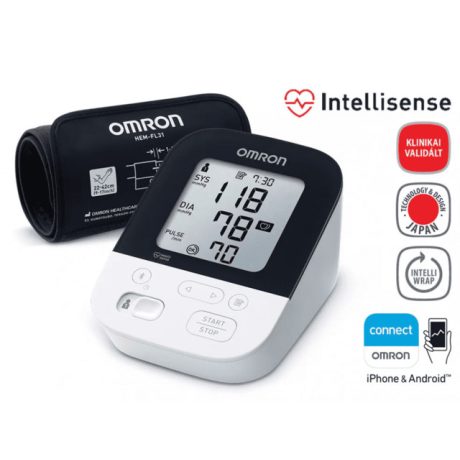OMRON M4 Intelli IT felkaros okos-vérnyomásmérő 1 db