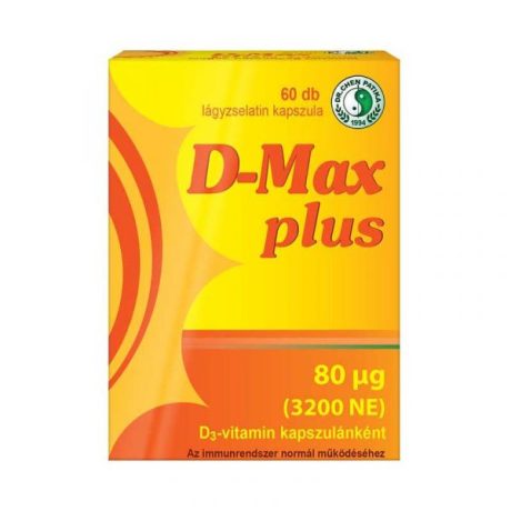 DR. CHEN D-MAX PLUS D3-VITAMIN 3200 NE kapszula 60 db