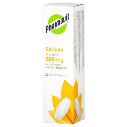 CALCIUM PHARMAVIT 500 mg pezsgőtabletta 20 db