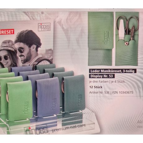 SOLINGEN utazó manikűrkészlet 3 részes (véletlenszerű szín) Nr.53