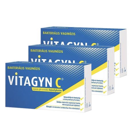 VITAGYN C hüvelykrém + applikátor 3 x 30 g VIRTUÁLIS