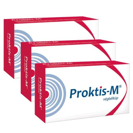 PROKTIS-M végbélkúp 3 x 10 db VIRTUÁLIS