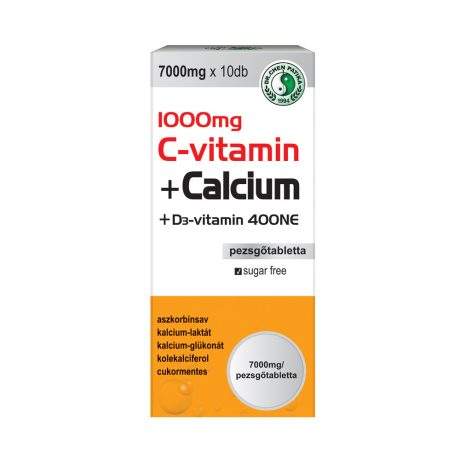 DR. CHEN C-VITAMIN + KALCIUM + D-VITAMIN pezsgőtabletta 10 db