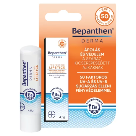 BEPANTHEN DERMA ajakápoló stift SPF50 4,5 g