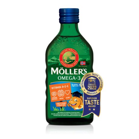 MÖLLER'S OMEGA-3 halolaj tutti-frutti ízű 250 ml