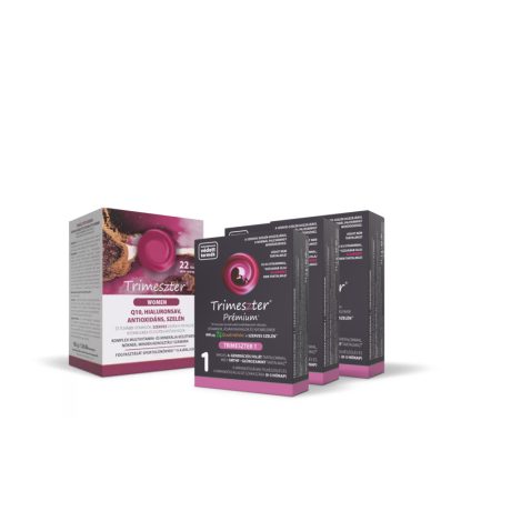 TRIMESZTER PRÉMIUM 1 tabletta 3 x 60 db + TRIMESZTER WOMEN tabletta 1 x 120 db VIRTUÁLIS