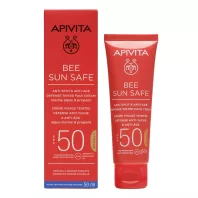   APIVITA BEE SUN színezett arckrém ráncok és pigmentfoltok ellen SPF50 50 ml