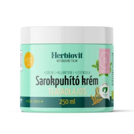 HERBIOVIT sarokpuhító teafaolajos krém 250 ml