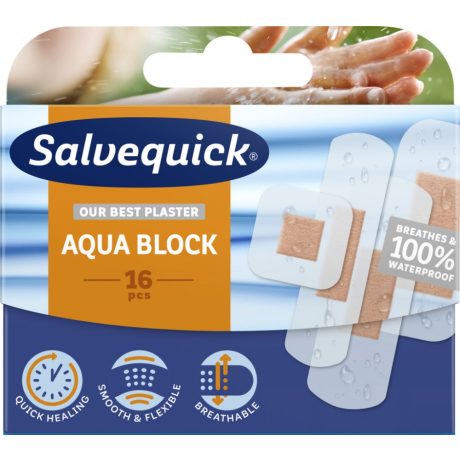 SALVEQUICK aqua block sebtapasz 16 db