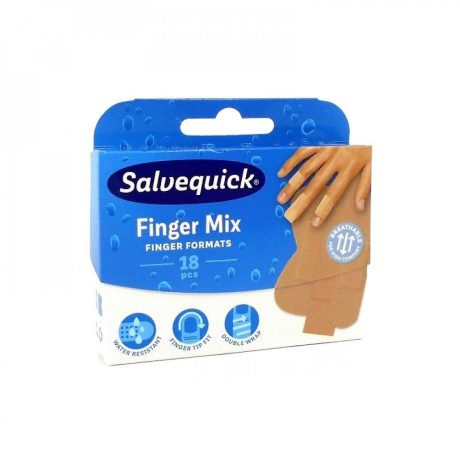 SALVEQUICK finger mix sebtapasz 18 db