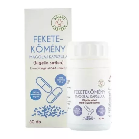 BÁLINT FEKETEKÖMÉNY kapszula 50 db